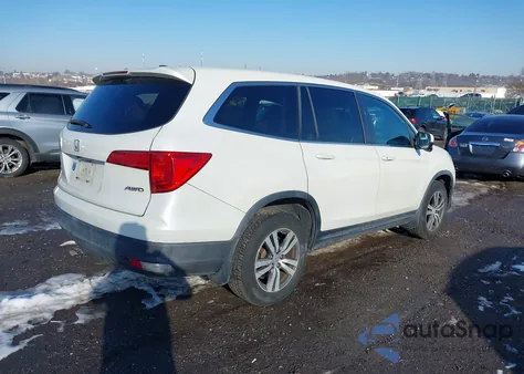 2016 Honda Pilot Ex-L из США, поврежденный, VIN 5FNYF6H73GB078516